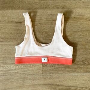 Anthropologie Ribbed Cotton Sports Bra